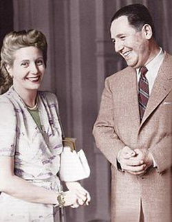 EVA PERON, Ðệ Nhất Phu Nhân Argentina và ông chồng Tổng Thống.
