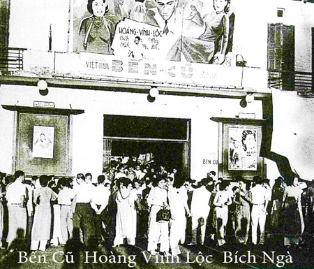Phim Bến Cũ trình chiếu ở Hà Nội trước năm 1954. “Có thể” đây là rạp xi-nê Olympia, Phố Hàng Da.