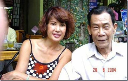 Nữ diễn viên Điện Ảnh Như Loan và Nhà Văn Văn Quang.